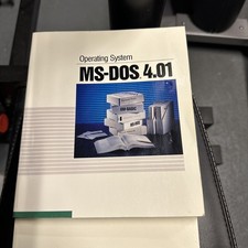 MS-DOS 4.01 User Guide and