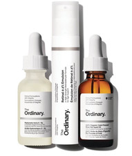 The Ordinary - The Nightly Set (3 piece set) - HA 2% +  Retinal 0.2% + Rose Hip