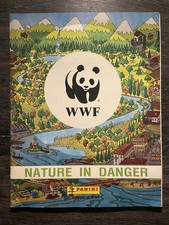 Panini WWF Wildlife Nature In Danger Sticker Album 100% Complete Vintage