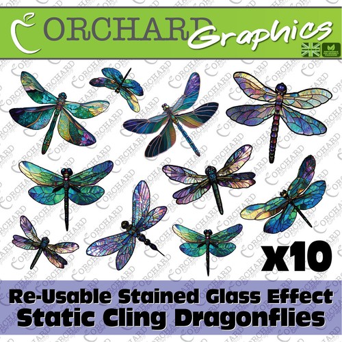 Static cling dragonfly - static,