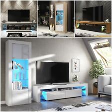 Living Room Set | TV Unit | Sideboard | Display Cabinet | Gloss Doors | ⭐⭐⭐⭐⭐
