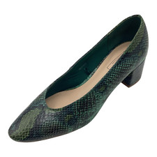 M&S Womens Green Snake Print