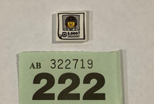 Lego 2x2 Patterned Tile 3068pb1154 Criminal Wanted 5000