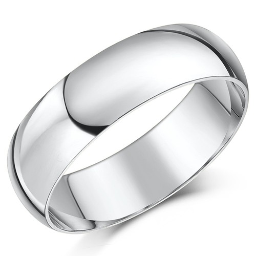 9ct white gold ring heavy - 9ct,