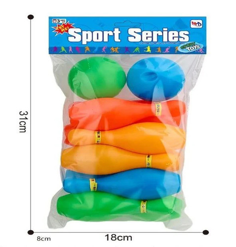 Kids bowling set plastic - set,