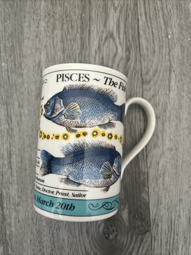 Dunoon small pisces mug - dunoon, zodiac