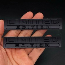 2Pcs 3D Limited Edition Metal