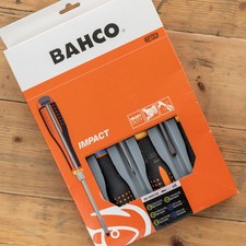 Bahco BE-9882TB ERGO Through Blade Screwdriver Set Slotted & Pozi