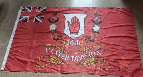 36th ulster division - division,, flag