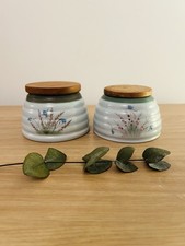 Buchan Pottery Lidded Jars