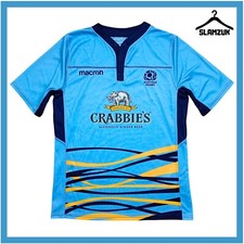 Scotland Rugby Union Shirt Macron 2XL XXL Training Scottish Jersey 2018 2019 Z74