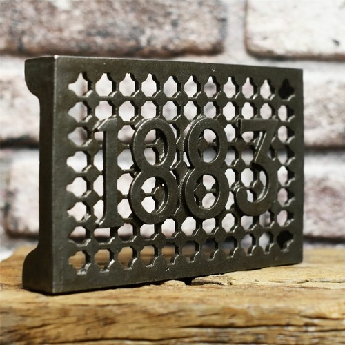 Cast antique iron - iron, “1883”