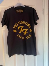 Rare, Exclusive Foo Fighters Leeds Festival 2012 Tour T Shirt Size: Small Black