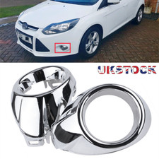 2x Chrome Front Fog Light Lamp