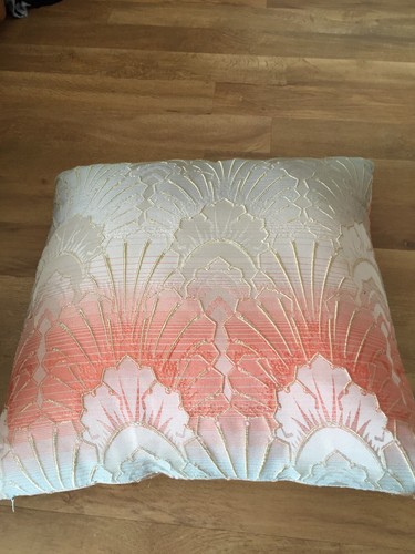 Orange green gold - orange/green/gold, cushion