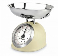 G3Ferrari G2000300 Aska Mechanical Kitchen Scales Retro Style 5 Kg CREAM