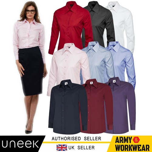 Ladies poplin full sleeve - poplin,