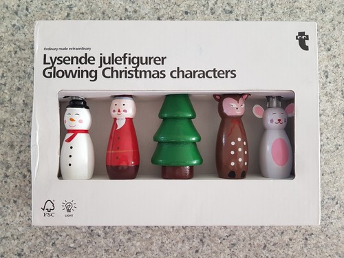 Glowing christmas characters - christmas, /