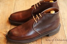 Viberg brown leather chukka - leather,