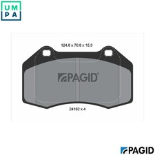 Brake pad set disc - set,