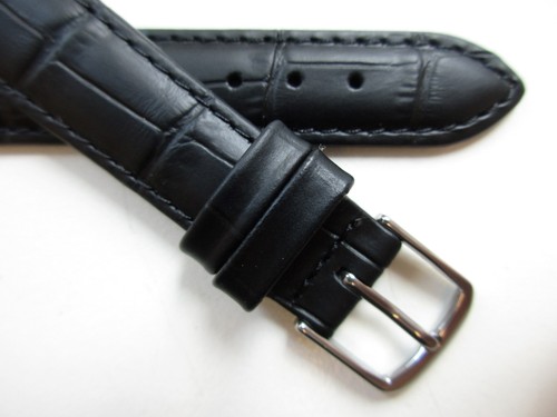 Black alligator print - matt, 16