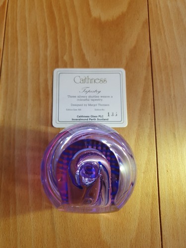 Caithness tapestry paperweight - caithness,