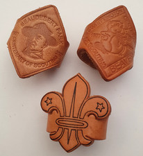 3 x Boy Scouts Leather