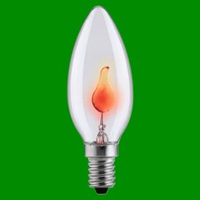 6x 3W Clear Flicker Flame