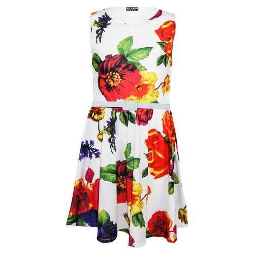Girls skater dress kids floral - skater,