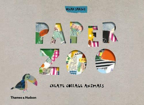 Paper zoo create collage - create,