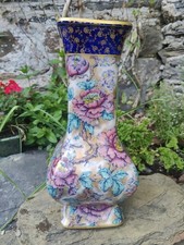 Huge Keeling & Co. Losol Ware Pottery Vase Cavendish A/F Crack