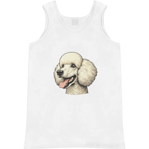 Happy poodle portrait - 'happy,