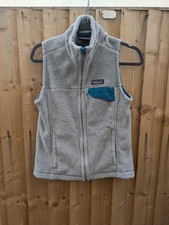 Patagonia Polartec Thermal Pro Womens Vest Gray Polyester Fleece Size S