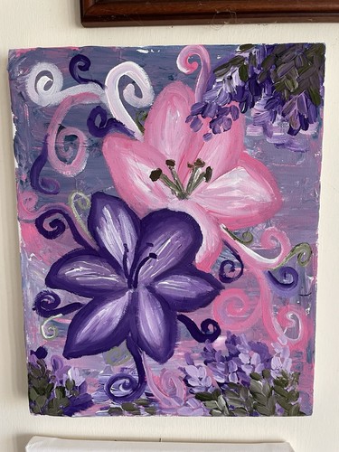 Whimsical flower abstract - flower,