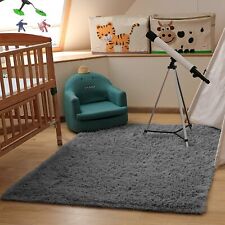 Fluffy Rugs Large Shaggy Rug Bedroom Living Room Anti Slip Soft Carpet Floor Mat