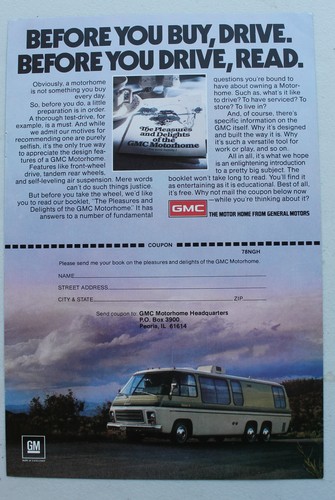 Gmc motorhome vintage - ,