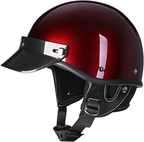 Motorcycle retro half helmet - retro,