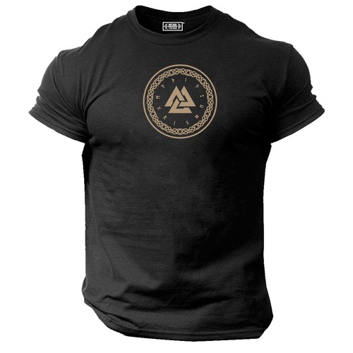 Runic compass shirt - runic, gym