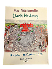 David Hockney Ma Normandie Galerie Lelong poster 2020