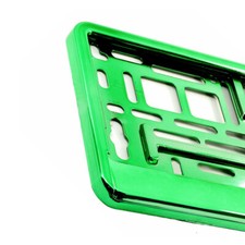 2 X GREEN GLOSS CHROME Car