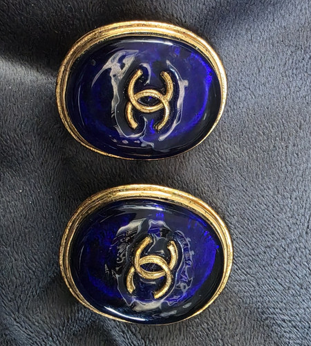 Chanel signed clip earrings - signed,