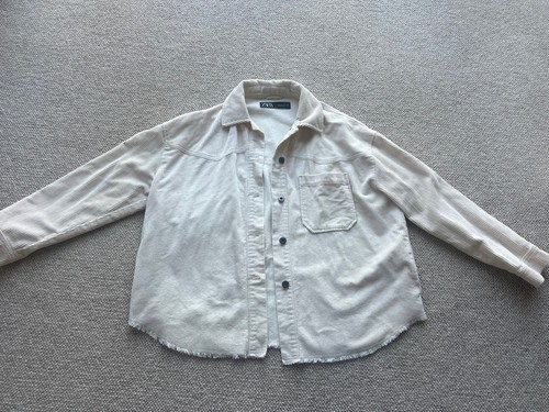 Zara cream corduroy jacket - cream,