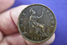 1865 Victoria penny