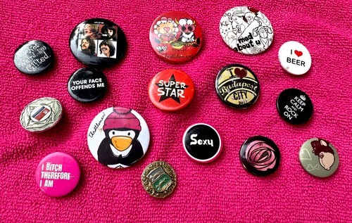 Enamel pins set job - pins,
