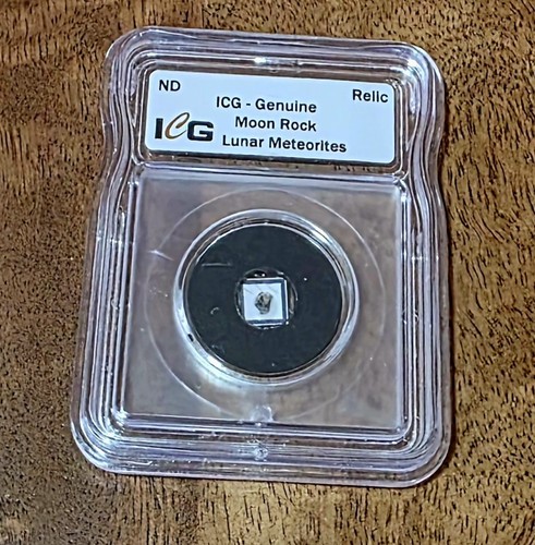 Icg genuine moon rock lunar - icg,