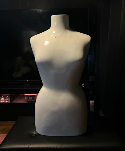 Glossy white female - glossy,