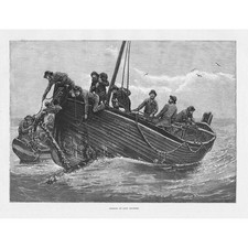 Victorian Fishermen Fishing up