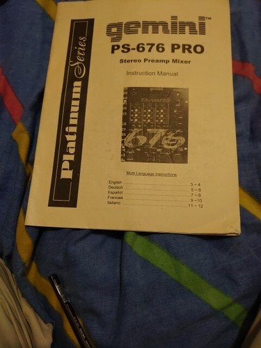 Gemini 676 pro - pro, stereo