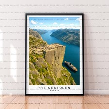 Preikestolen Norway Unframed