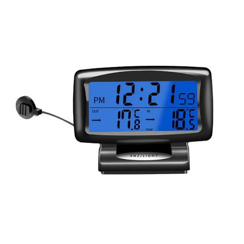 Car thermometer led time - thermometer,